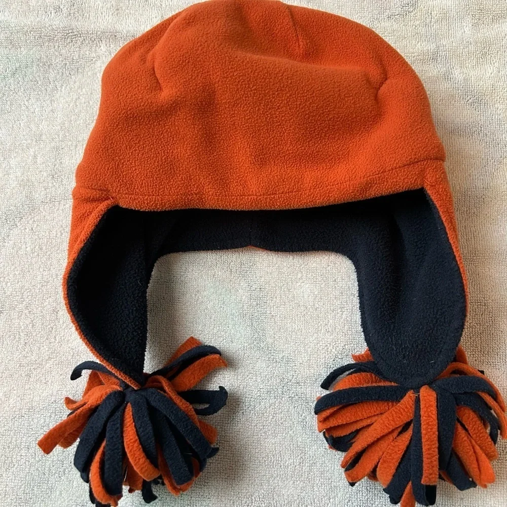 GAP Kids' Black and Orange Fleece Hat